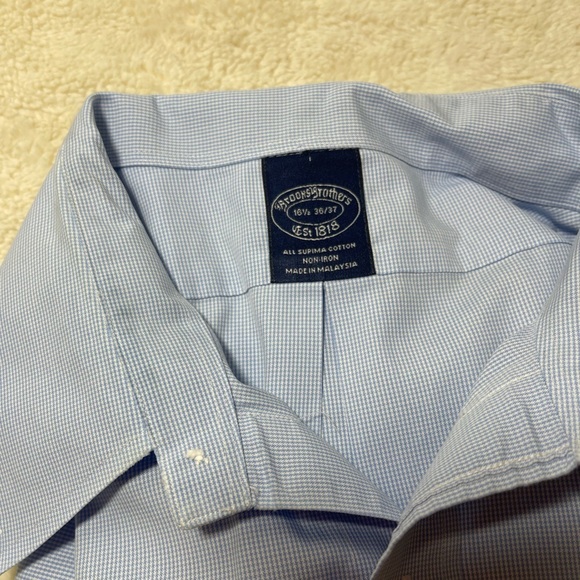 Brooks Brothers Light Blue Dress Shirt - Picture 8 of 8